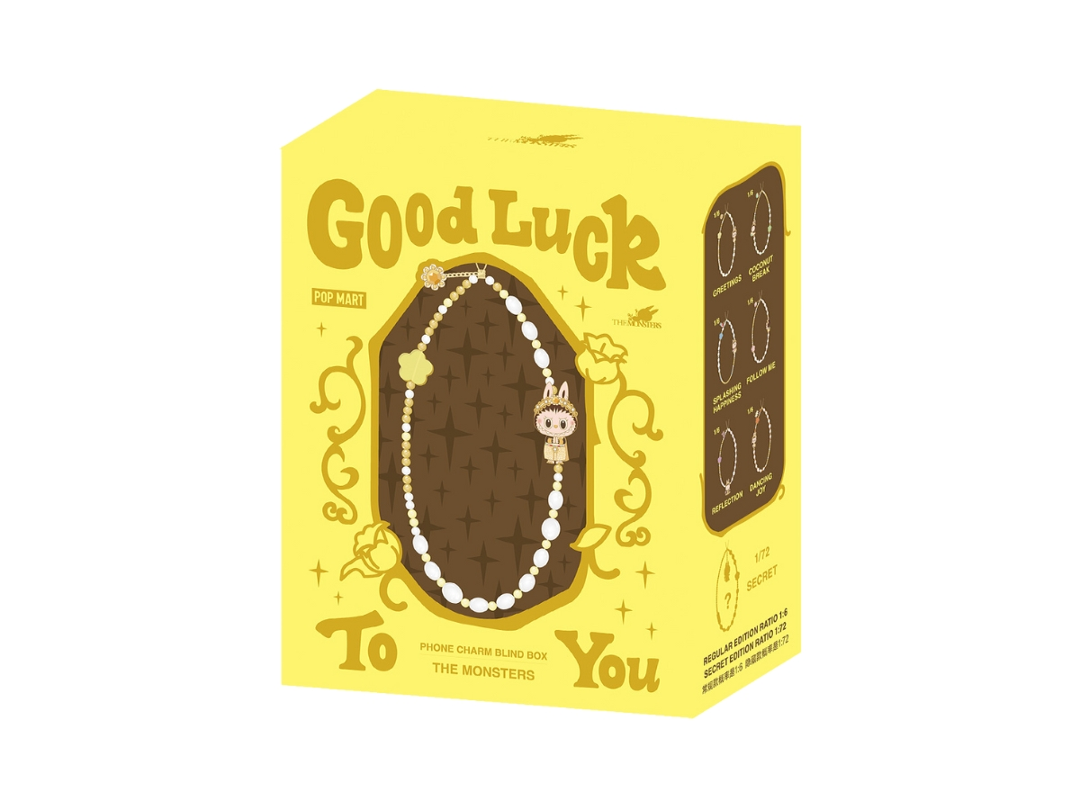 Limited Thailand Exclusive LABUBU GOOD LUCK TO YOU Phone Charm Blind Box