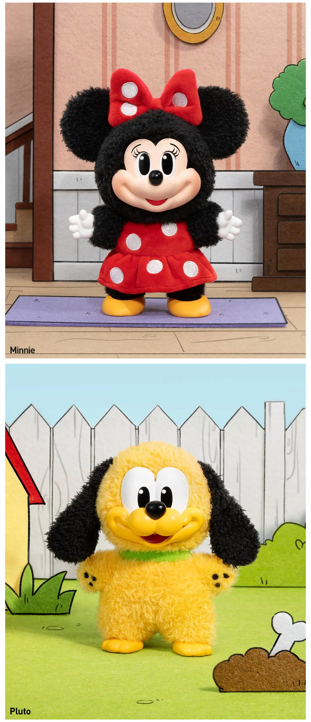 MICKEY FAMILY Cute Together Series- Plush Pendant