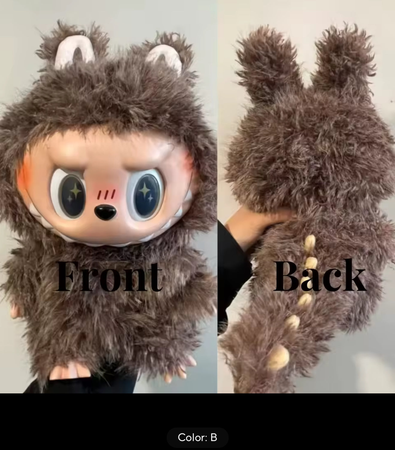 Custom High Qualtiy 1:1 New 38cm Monster zimomo /17cm  DIY Vinyl Face Dolls Model Big Leader Big Angel Series Vinyl Faced Doll Living Room Ornament Festival Gifts