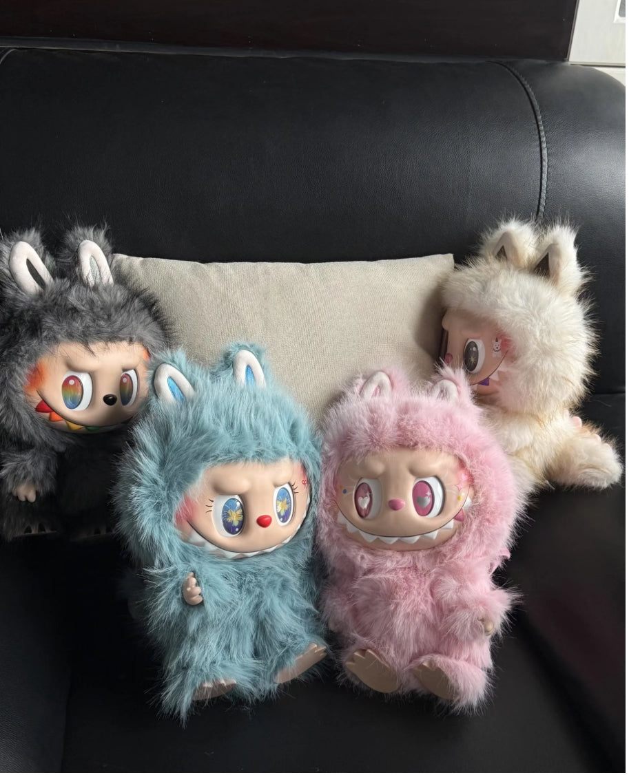 Custom High Qualtiy 1:1 New 38cm Monster zimomo /17cm  DIY Vinyl Face Dolls Model Big Leader Big Angel Series Vinyl Faced Doll Living Room Ornament Festival Gifts