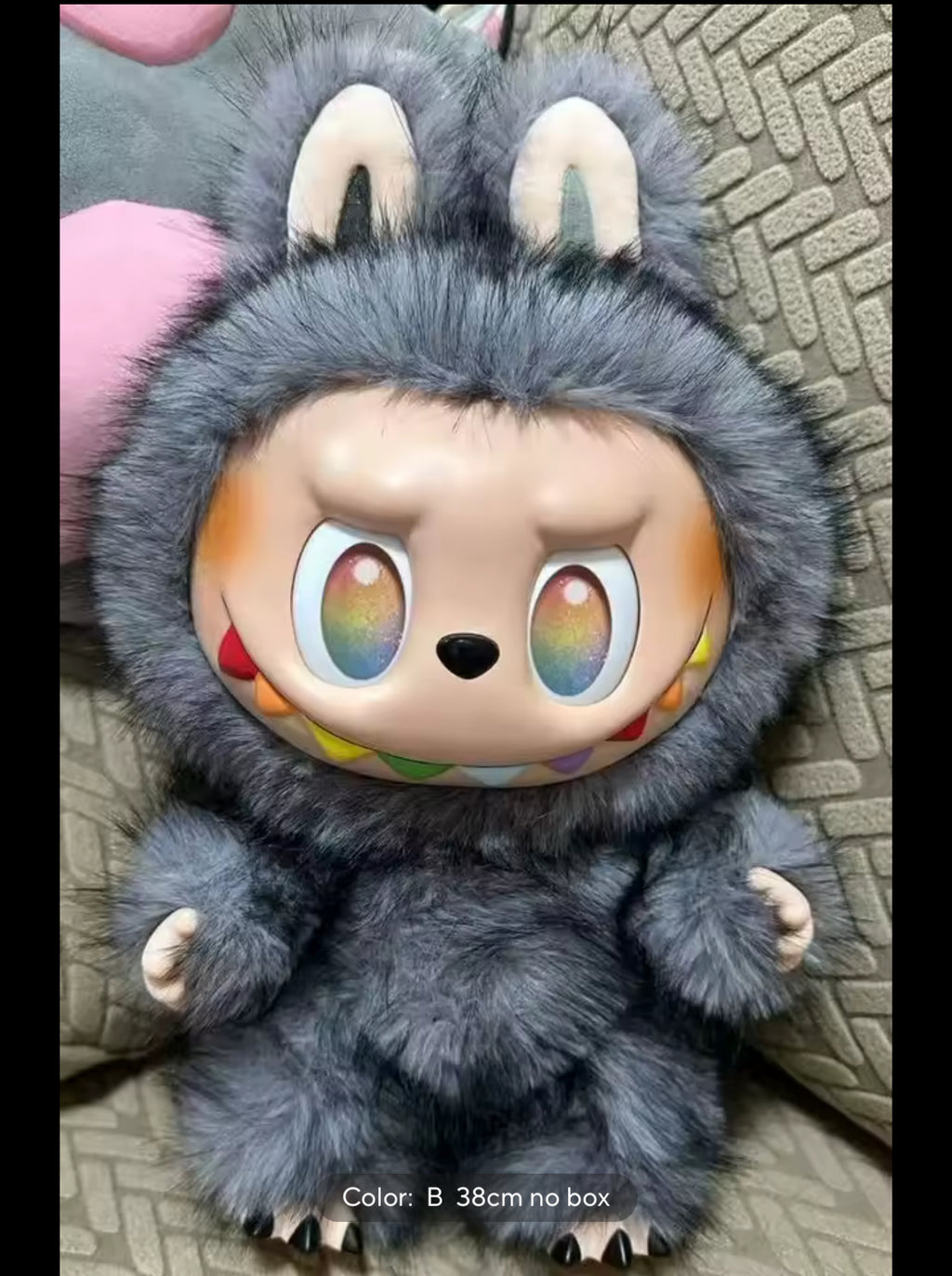 Custom High Qualtiy 1:1 New 38cm Monster zimomo /17cm  DIY Vinyl Face Dolls Model Big Leader Big Angel Series Vinyl Faced Doll Living Room Ornament Festival Gifts