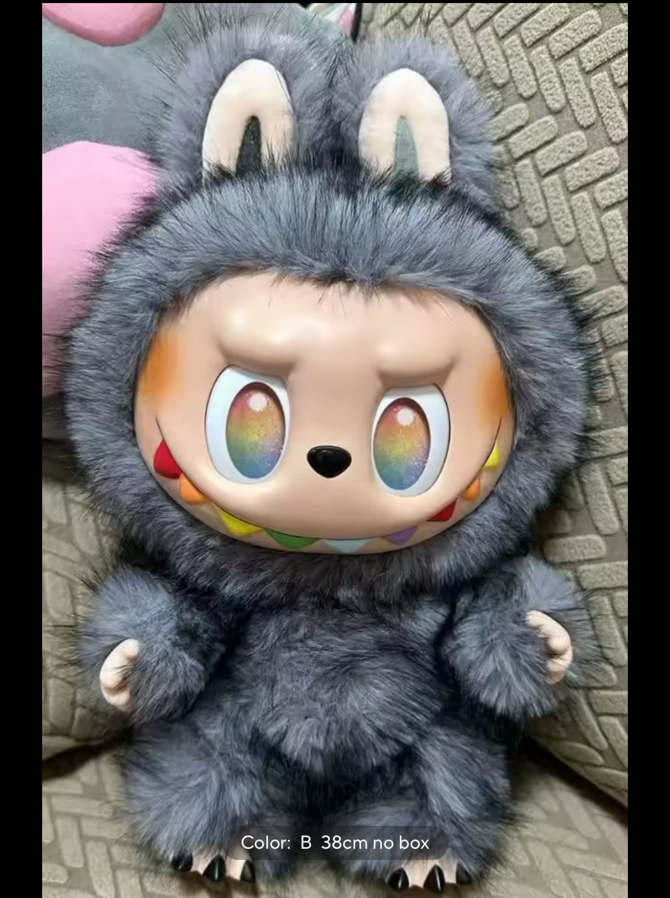 Custom High Qualtiy 1:1 New 38cm Monster zimomo /17cm  DIY Vinyl Face Dolls Model Big Leader Big Angel Series Vinyl Faced Doll Living Room Ornament Festival Gifts
