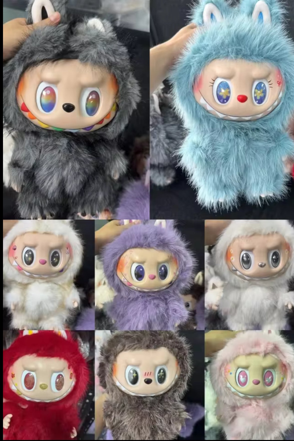 Custom High Qualtiy 1:1 New 38cm Monster zimomo /17cm  DIY Vinyl Face Dolls Model Big Leader Big Angel Series Vinyl Faced Doll Living Room Ornament Festival Gifts