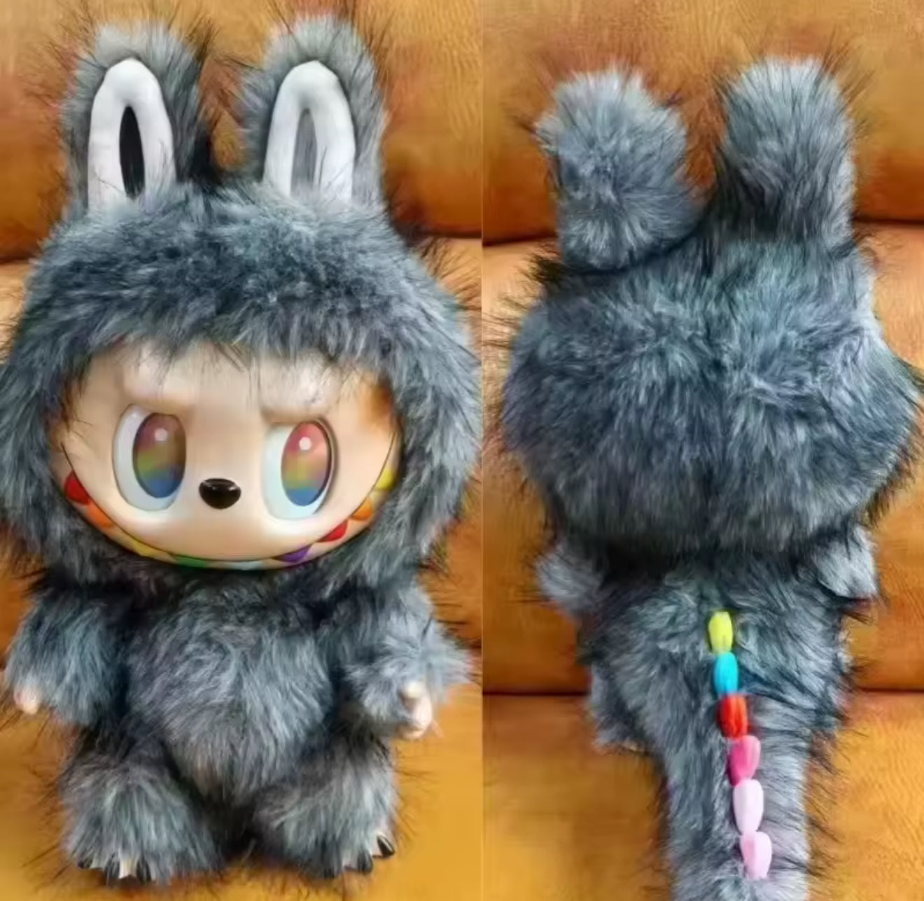 Custom High Qualtiy 1:1 New 38cm Monster zimomo /17cm  DIY Vinyl Face Dolls Model Big Leader Big Angel Series Vinyl Faced Doll Living Room Ornament Festival Gifts