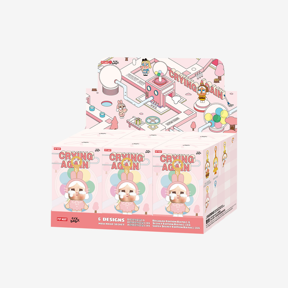 CRYBABY  Crying Again Series-Vinyl Face Plush Blind Box