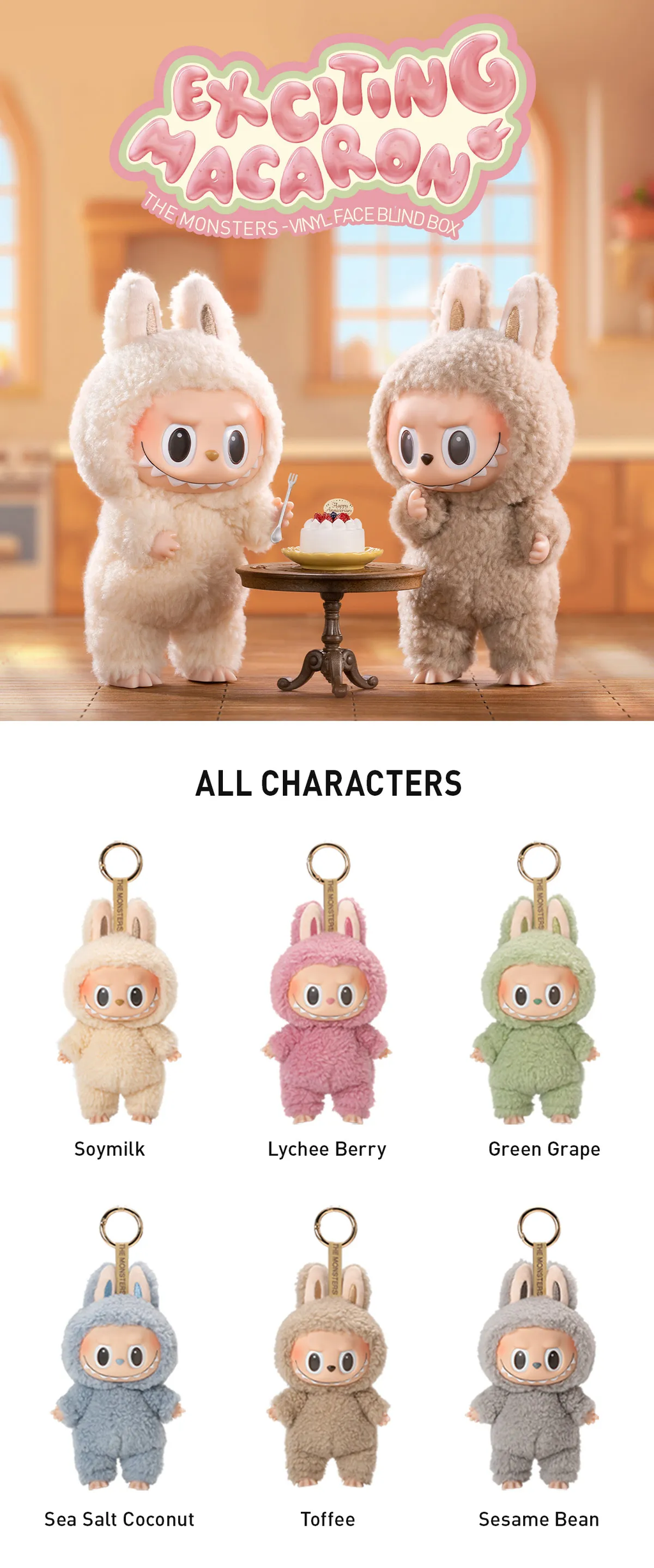 Exciting Macaron Vinyl Face Blind Box