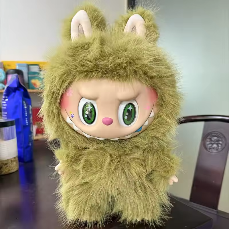 Custom High Qualtiy 1:1 New 38cm Monster zimomo /17cm  DIY Vinyl Face Dolls Model Big Leader Big Angel Series Vinyl Faced Doll Living Room Ornament Festival Gifts