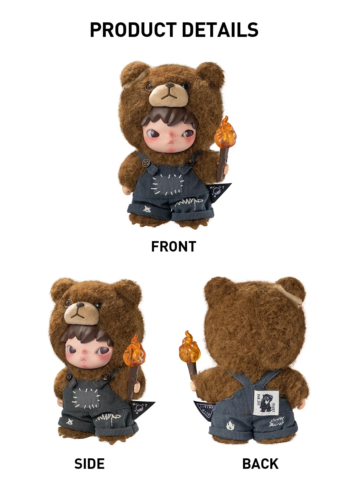 NEW Hirono Living Wild-Fight for Joy Plush Doll