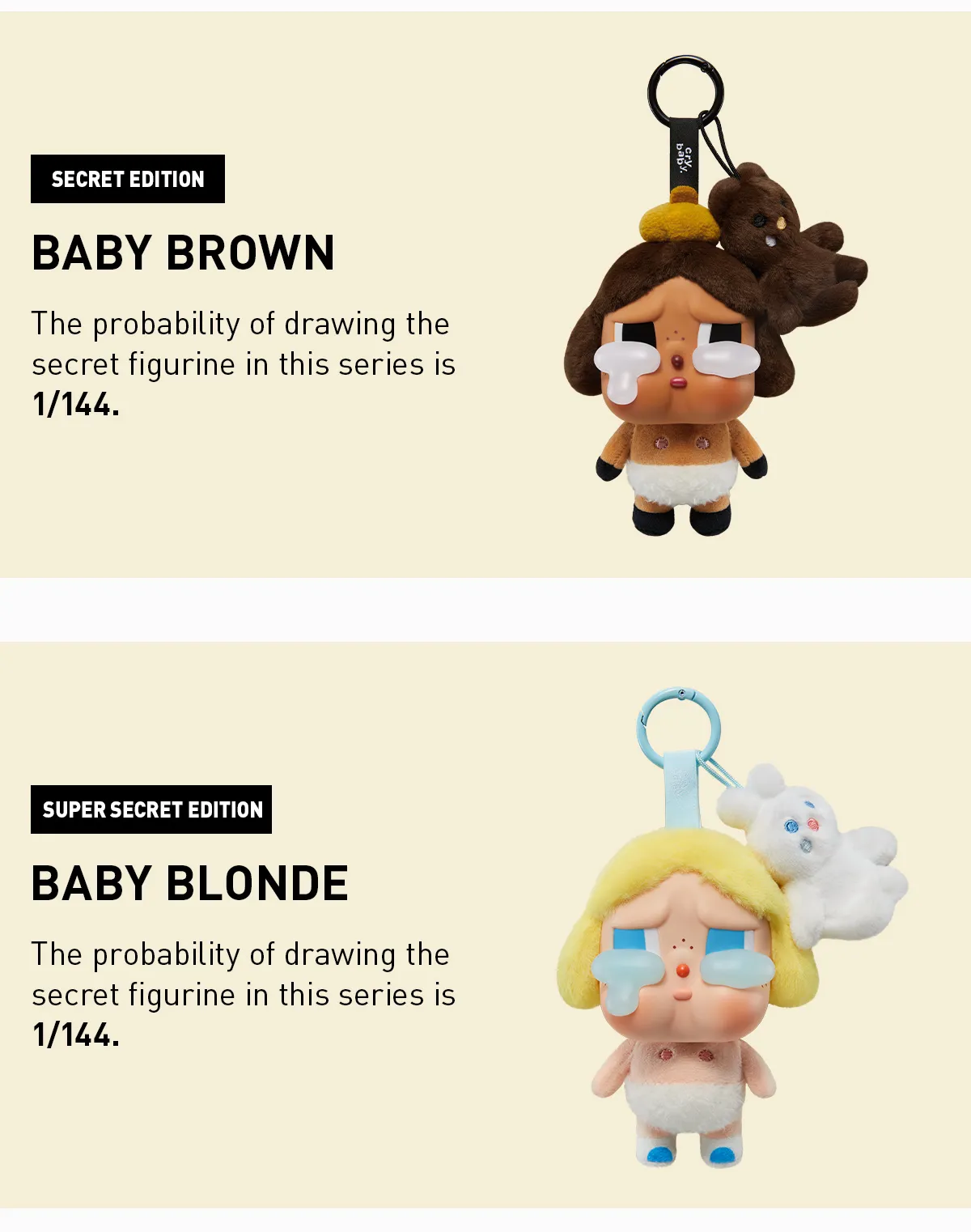 CRYBABY  Crying Again Series-Vinyl Face Plush Blind Box