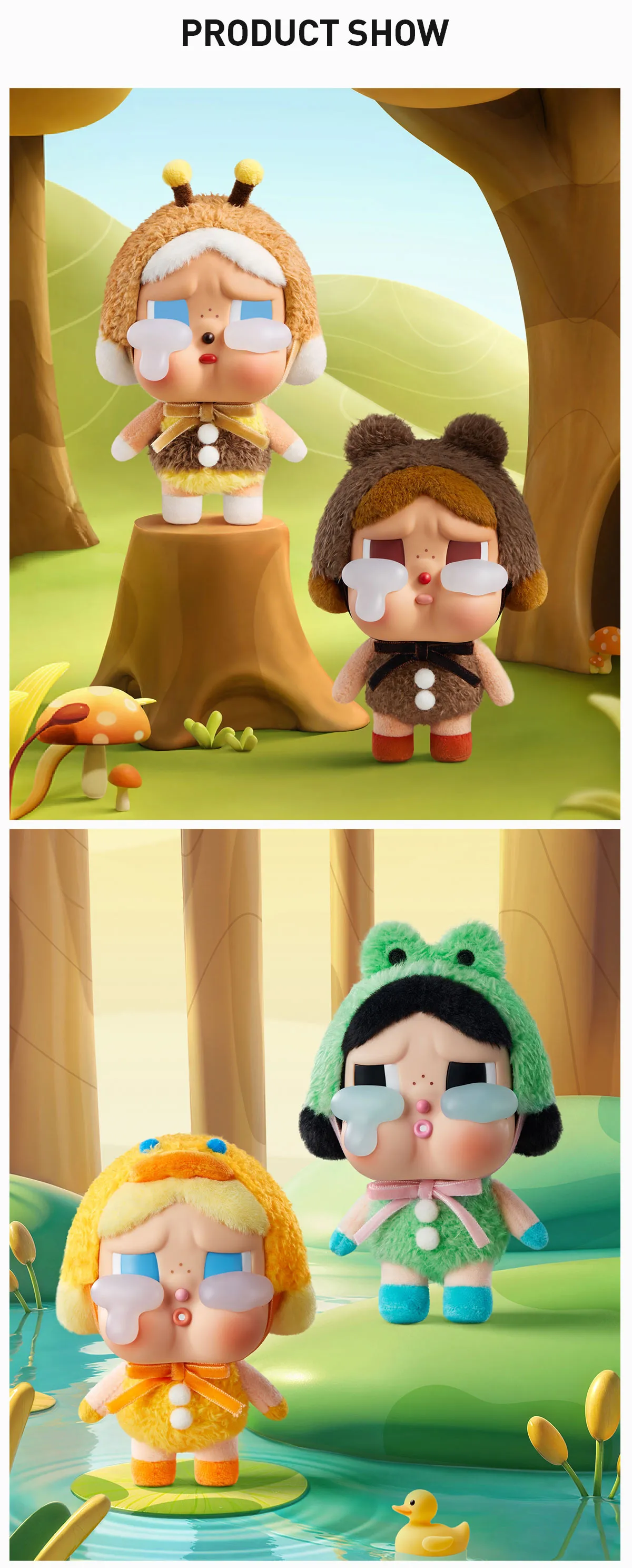 CRYBABY  Crying Again Series-Vinyl Face Plush Blind Box