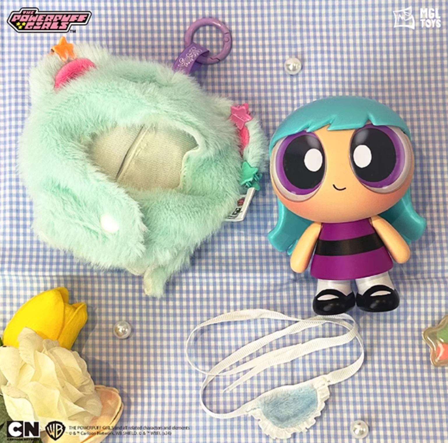 THE POWERPUFF GIRLS  Animal Cape Series-Vinyl plush Blind Box