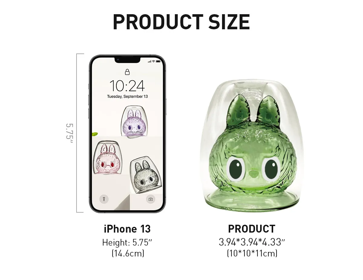THE MONSTERS-CHEERS ! SERIES-Double-walled Glass Blind Box
