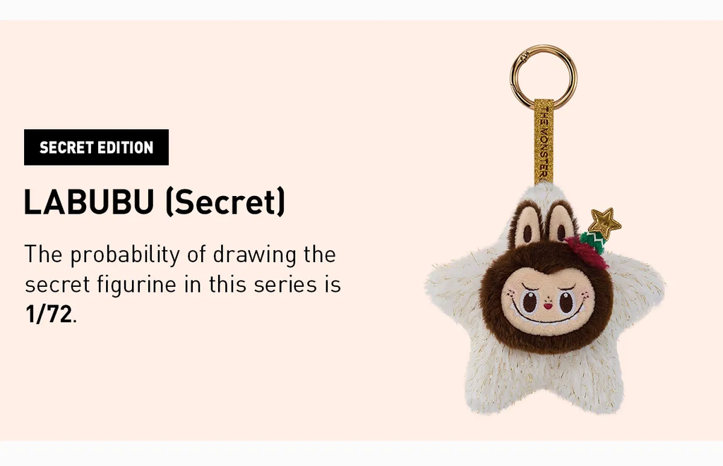 THE MONSTERS Classic Series-Sparkly Plush Pendant Blind Box