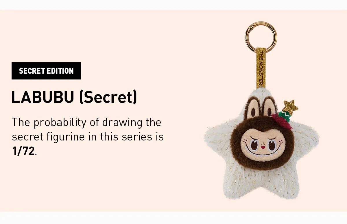 THE MONSTERS Classic Series-Sparkly Plush Pendant Blind Box