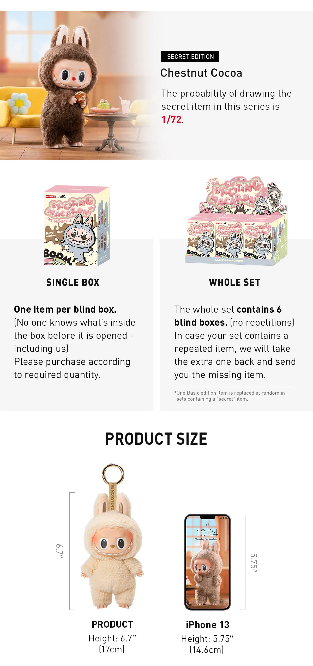 Exciting Macaron Vinyl Face Blind Box