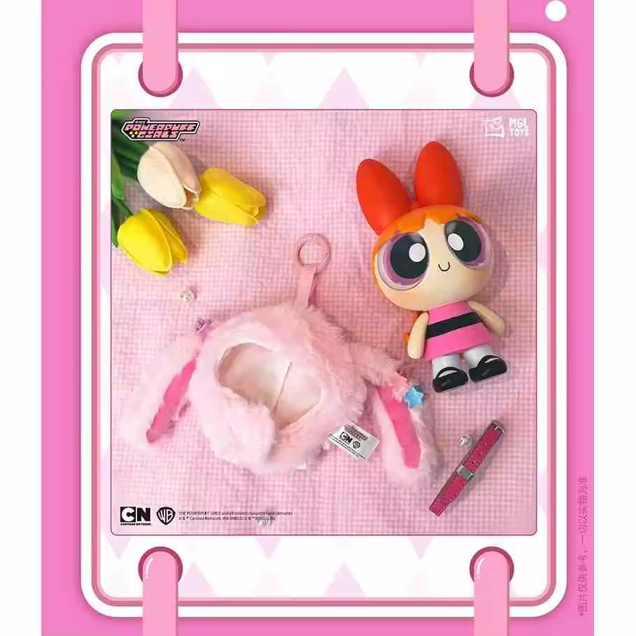 THE POWERPUFF GIRLS  Animal Cape Series-Vinyl plush Blind Box