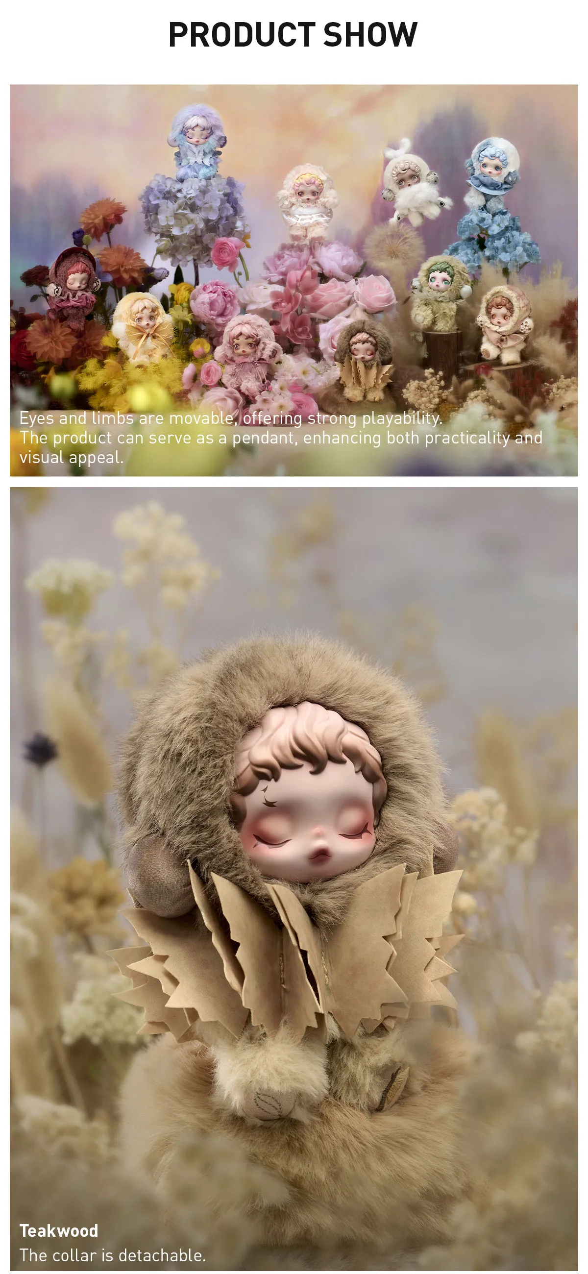 θSKULLPANDA L'impressionnisme Series Plush Doll