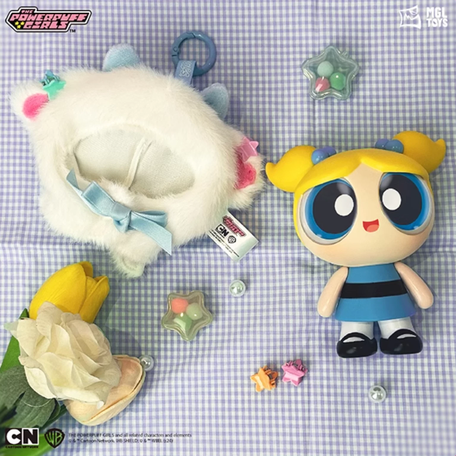THE POWERPUFF GIRLS  Animal Cape Series-Vinyl plush Blind Box