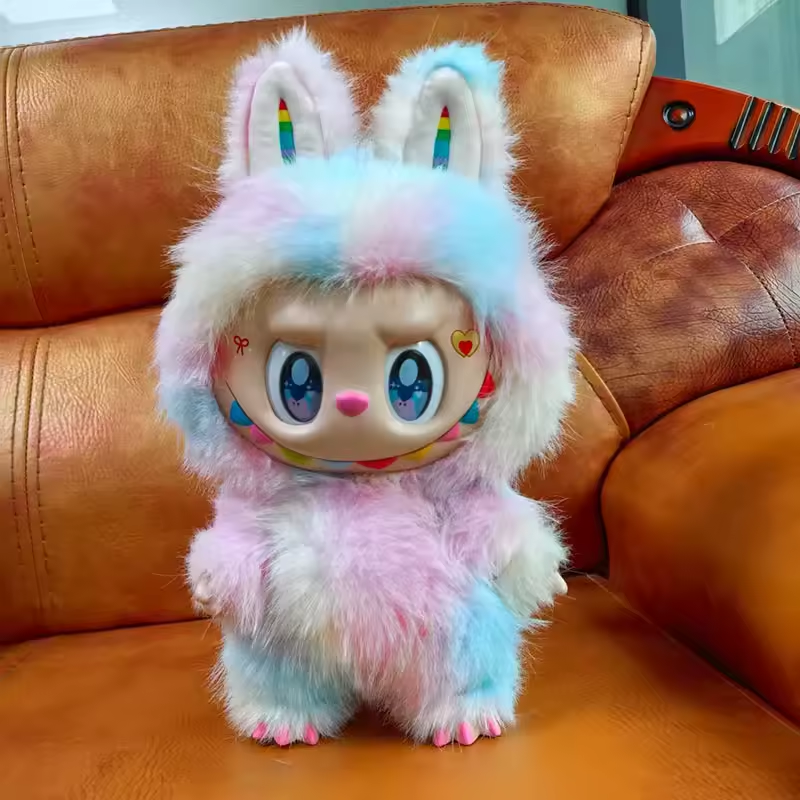 Custom High Qualtiy 1:1 New 38cm Monster zimomo /17cm  DIY Vinyl Face Dolls Model Big Leader Big Angel Series Vinyl Faced Doll Living Room Ornament Festival Gifts