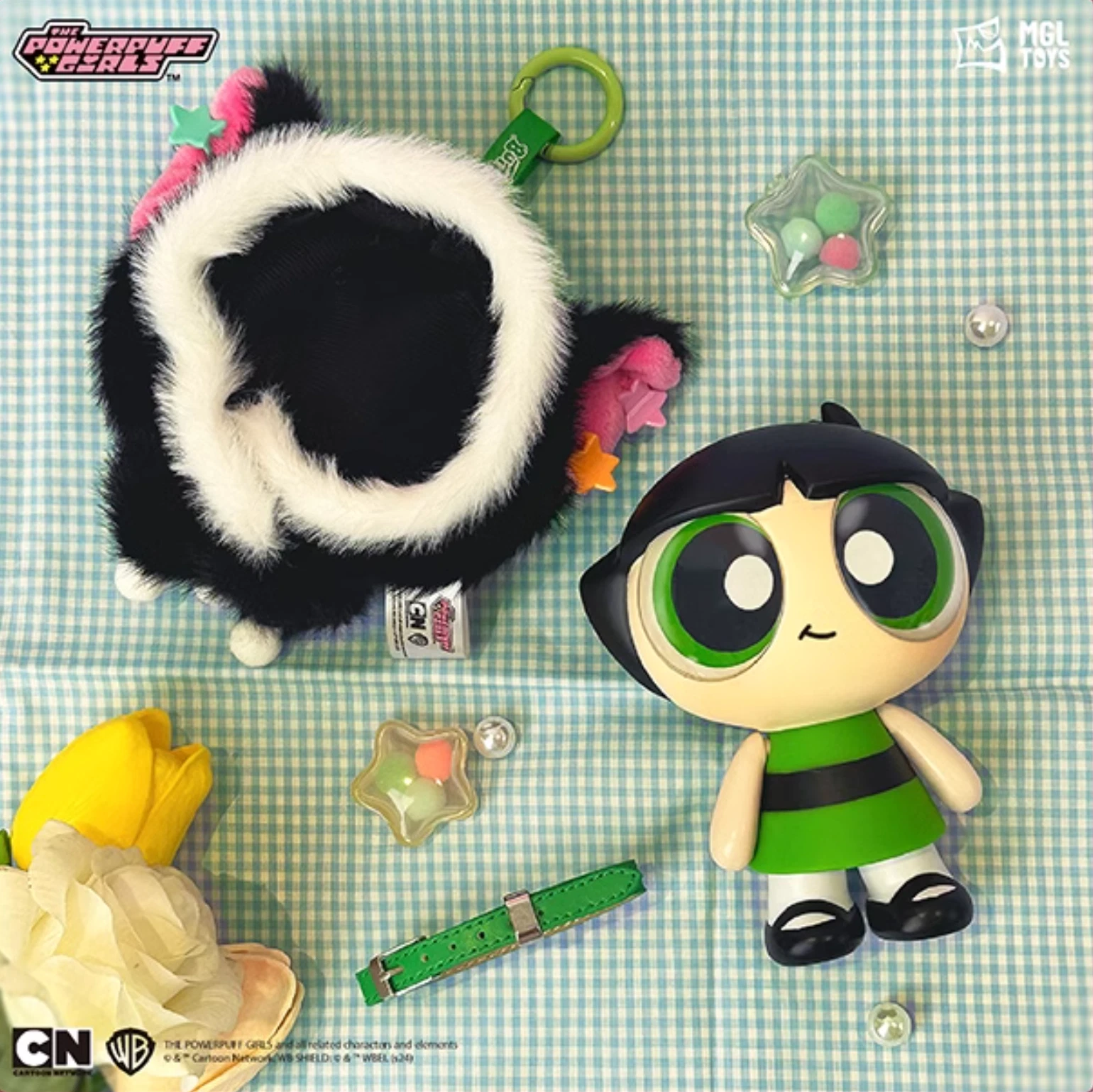 THE POWERPUFF GIRLS  Animal Cape Series-Vinyl plush Blind Box